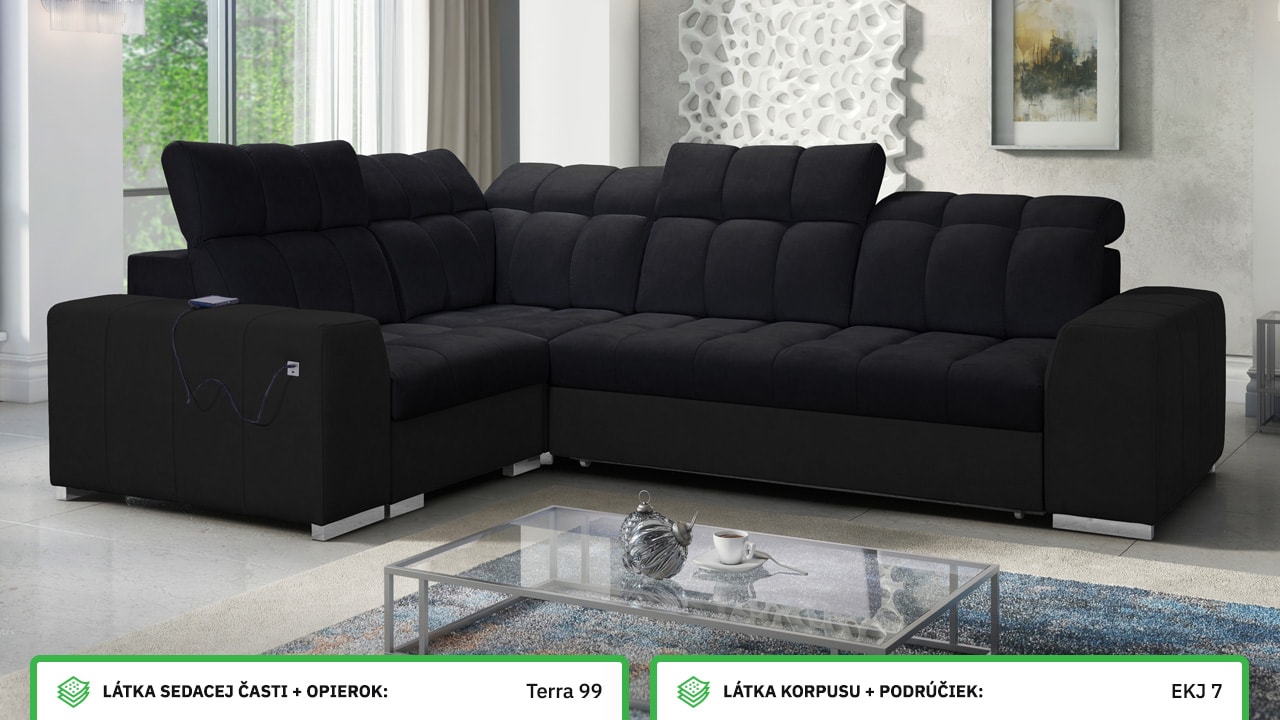 Rohová sedačka PAGANNI II Farebné prevedenie