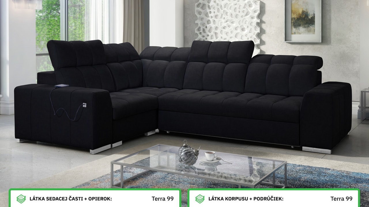 Rohová sedačka PAGANNI II Farebné prevedenie