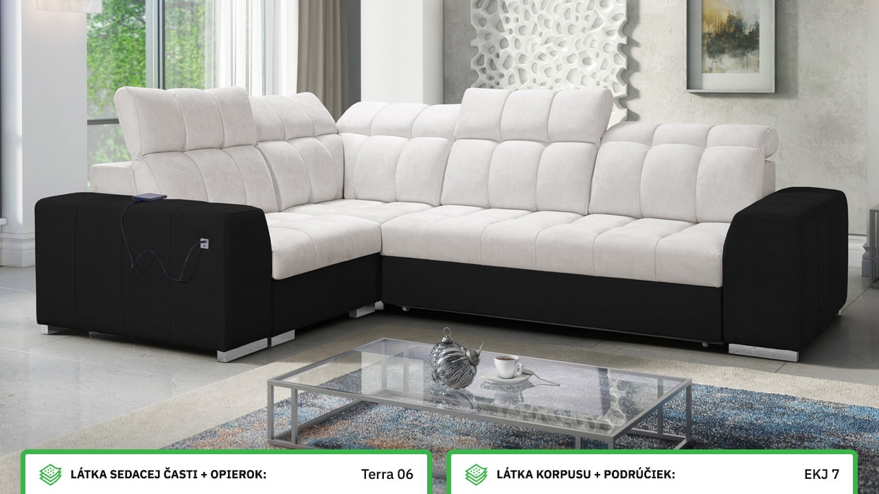 Rohová sedačka PAGANNI II Farebné prevedenie