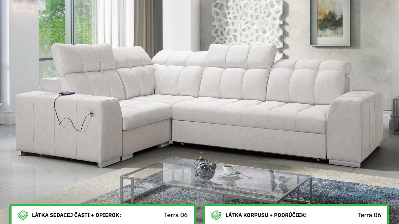 Rohová sedačka PAGANNI II Farebné prevedenie