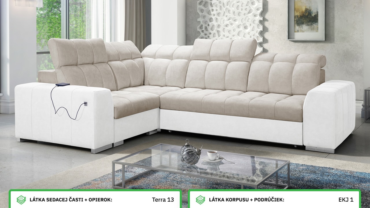 Rohová sedačka PAGANNI II Farebné prevedenie