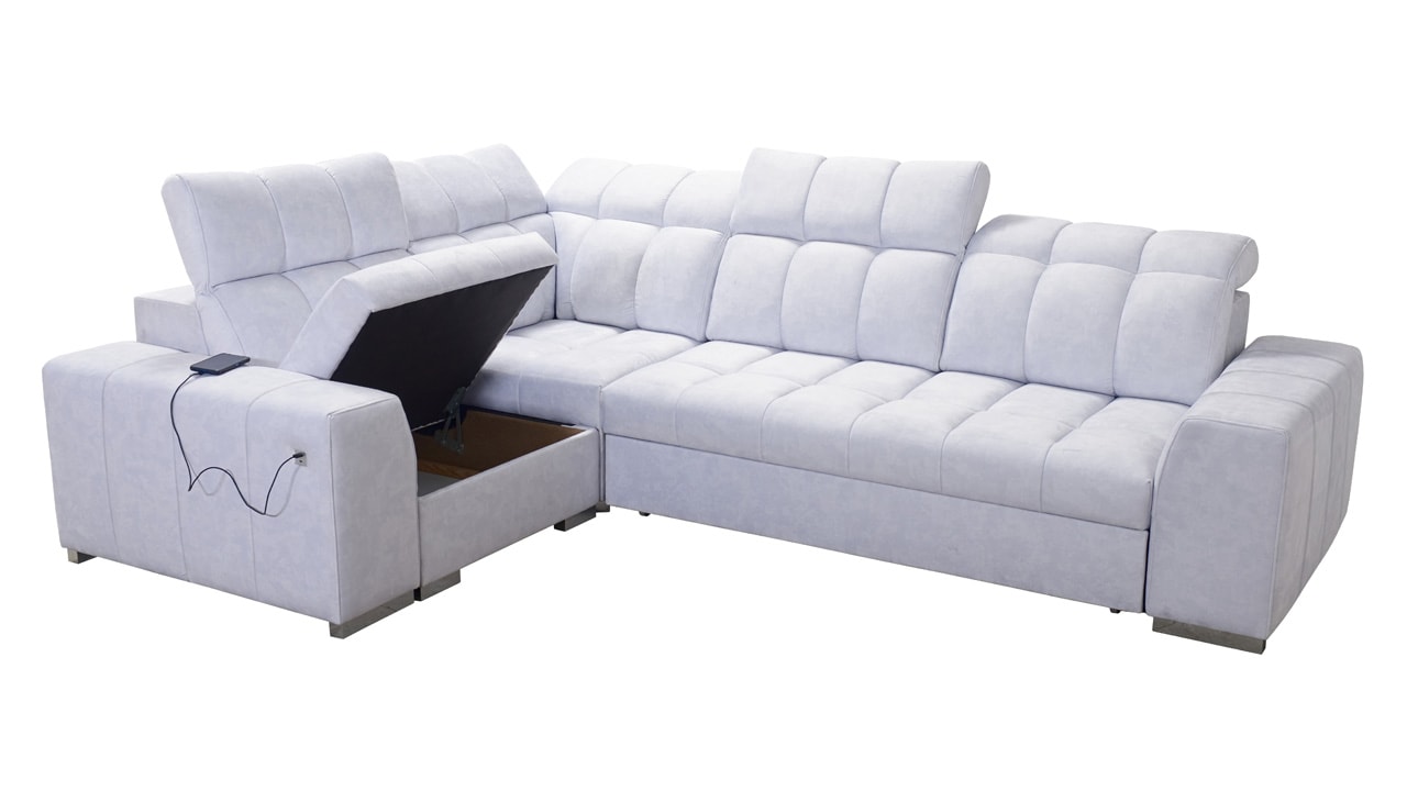 Rohová sedačka PAGANNI II Úložný priestor