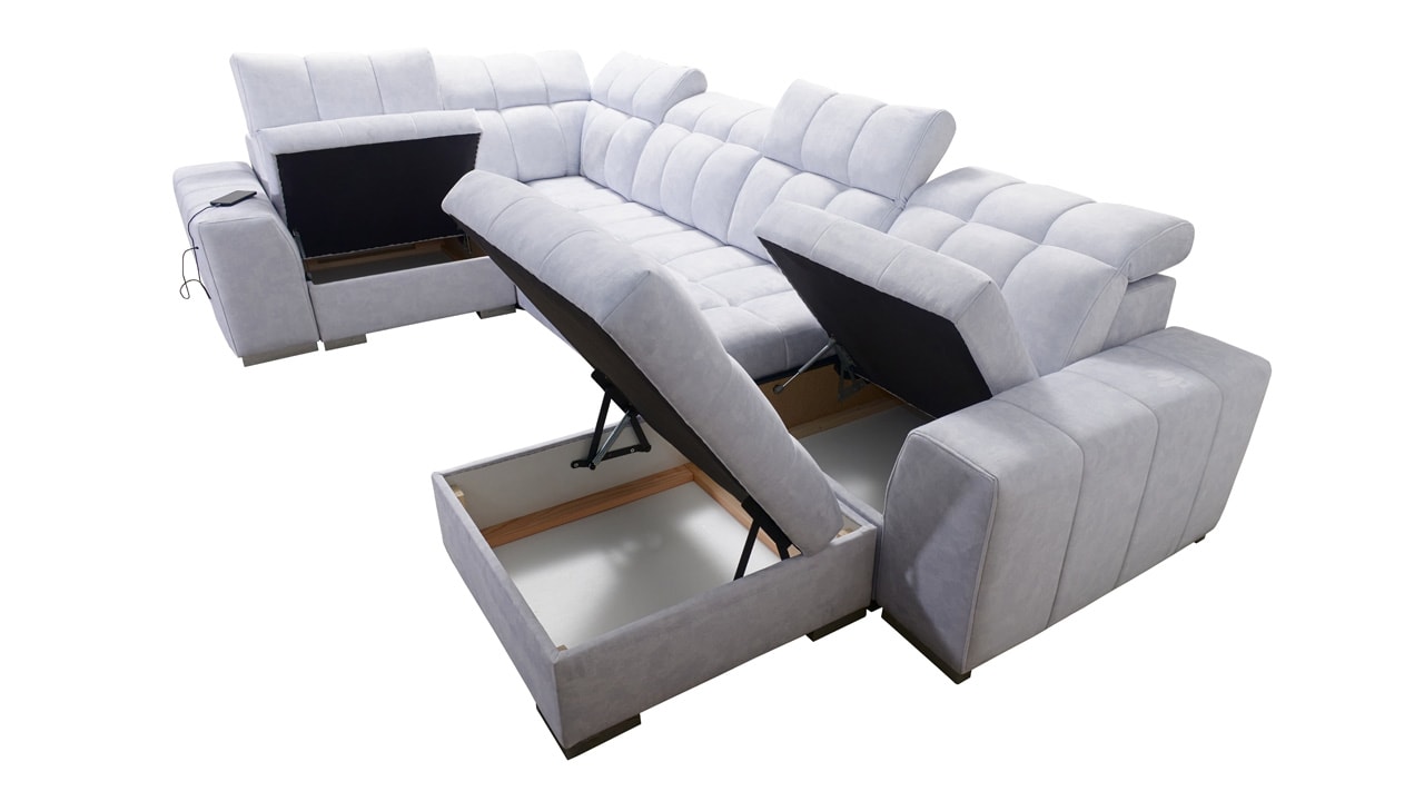 Sedacia súprava PAGANNI IV Úložný priestor