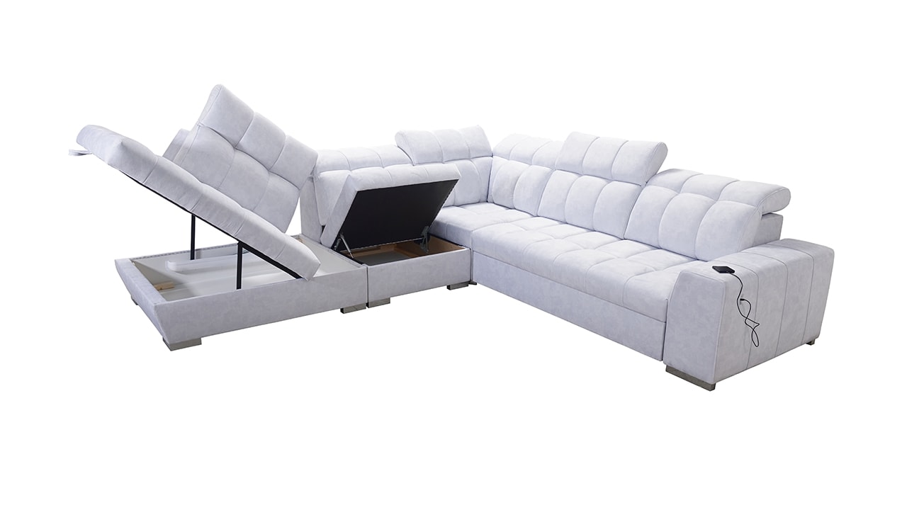 Rohová sedačka PAGANNI IX Úložný priestor