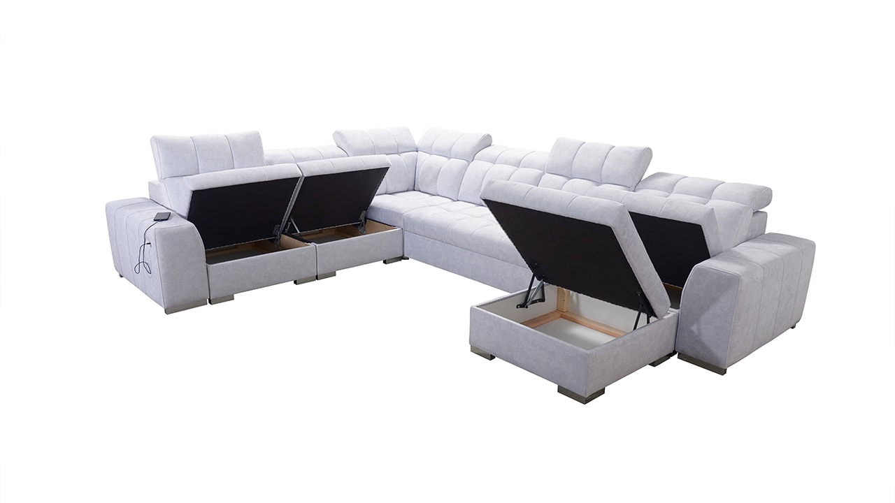 Sedacia súprava PAGANNI VIII Úložný priestor