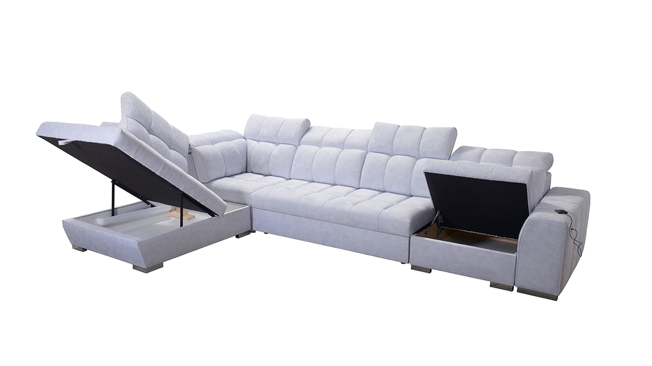 Rohová sedačka PAGANNI XI Úložný priestor