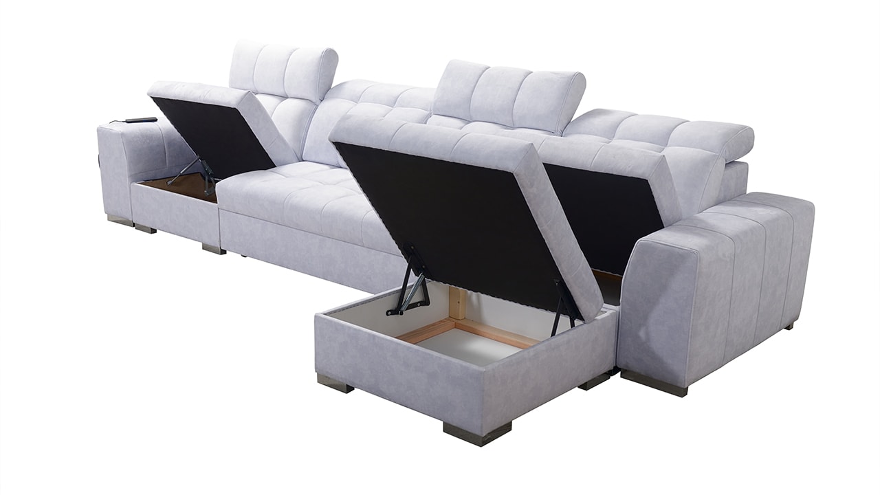 Rohová sedačka PAGANNI XII Úložný priestor