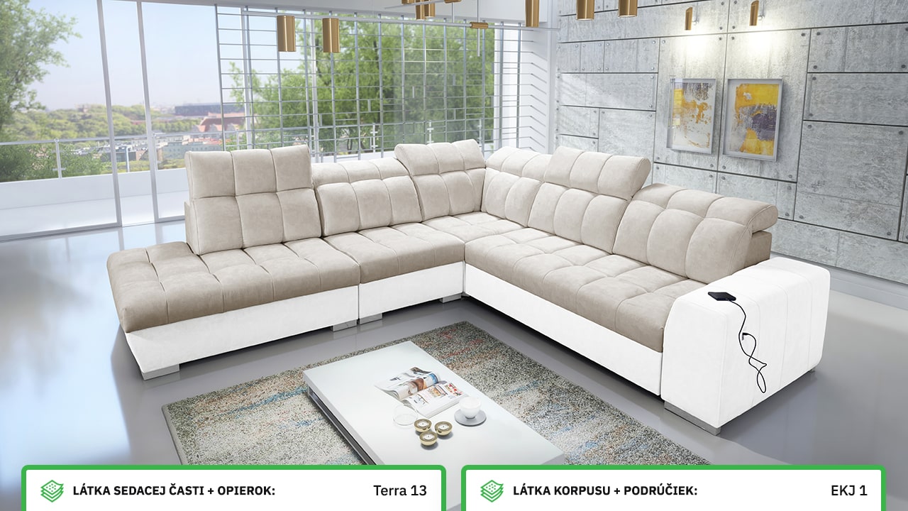 Rohová sedačka PAGANNI IX Farebné prevedenie