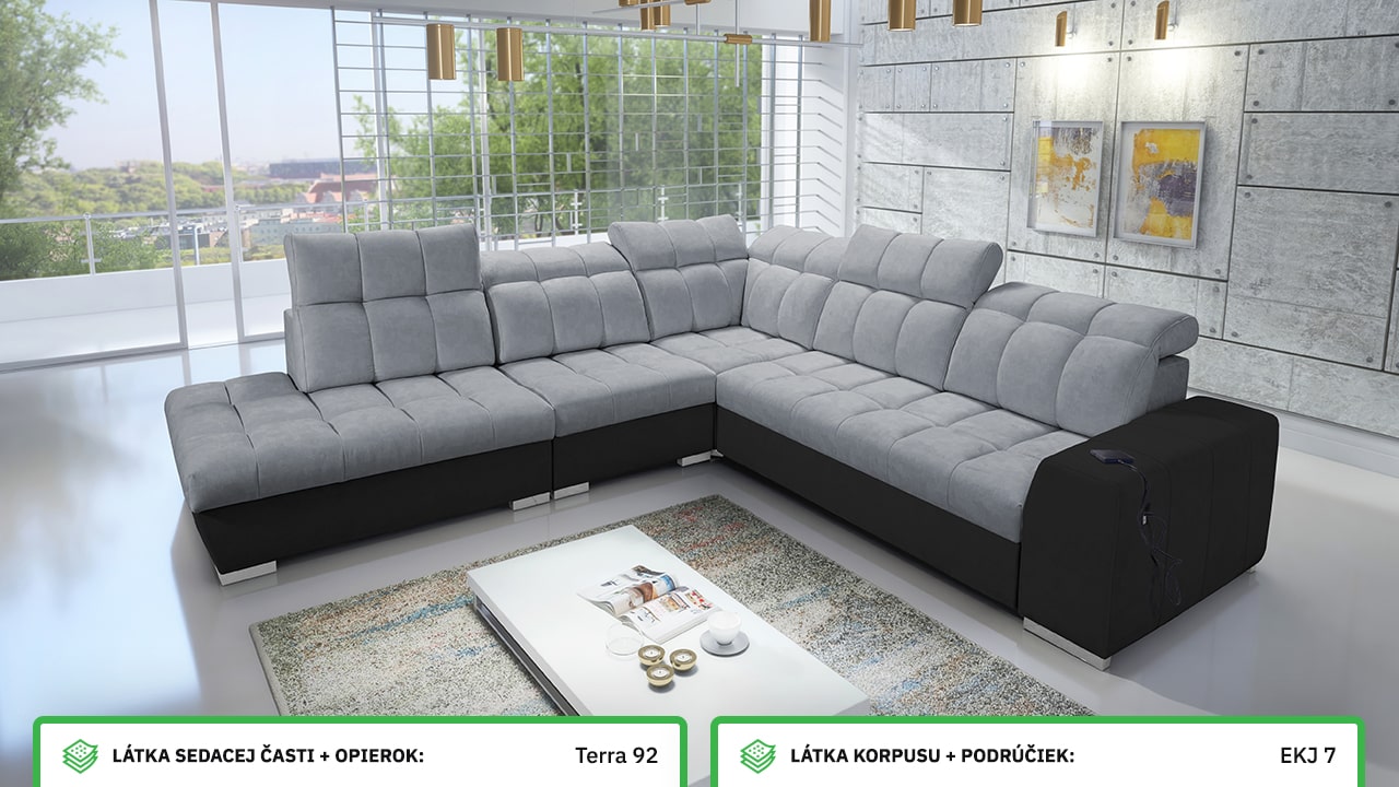 Rohová sedačka PAGANNI IX Farebné prevedenie