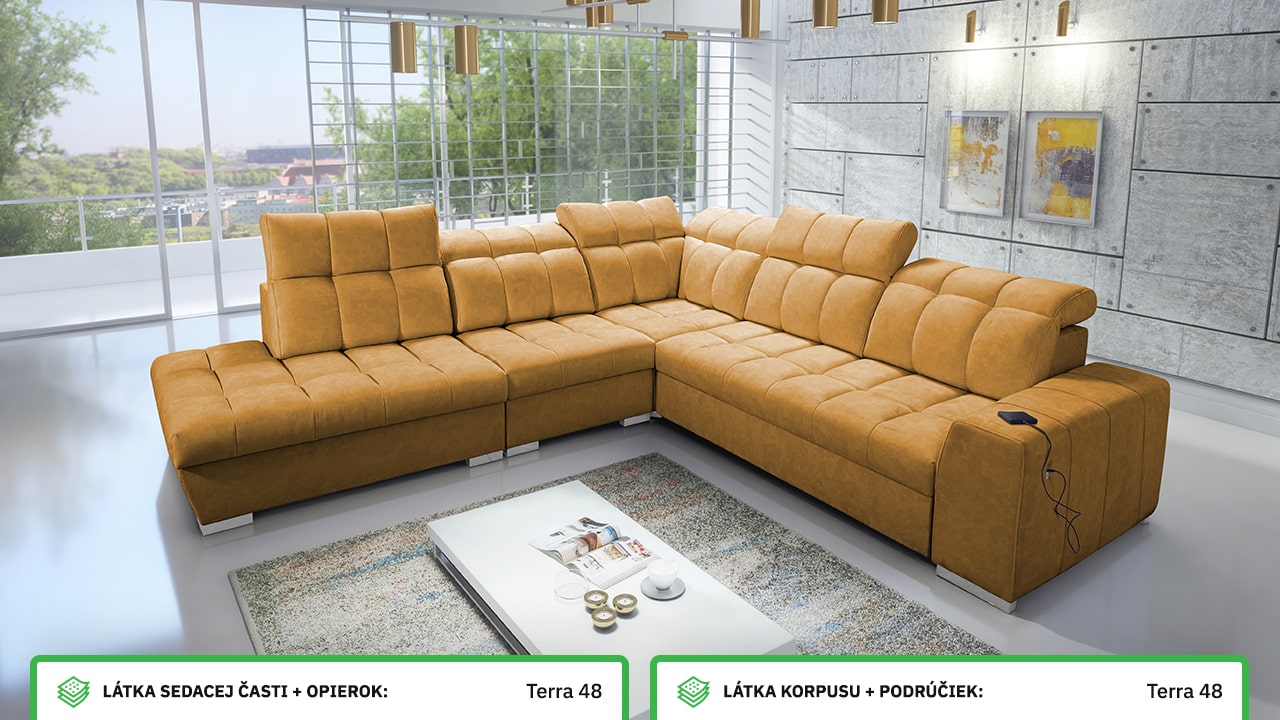 Rohová sedačka PAGANNI IX Farebné prevedenie