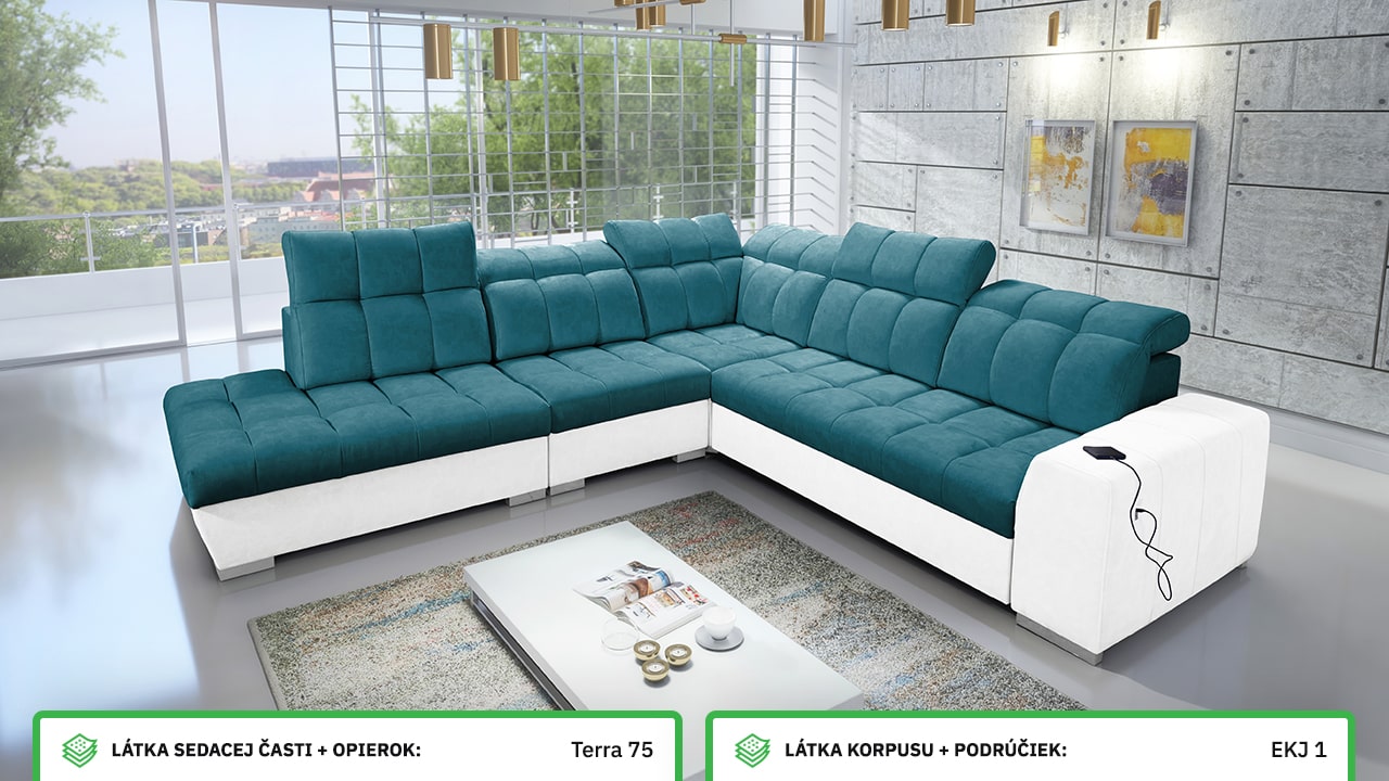 Rohová sedačka PAGANNI IX Farebné prevedenie