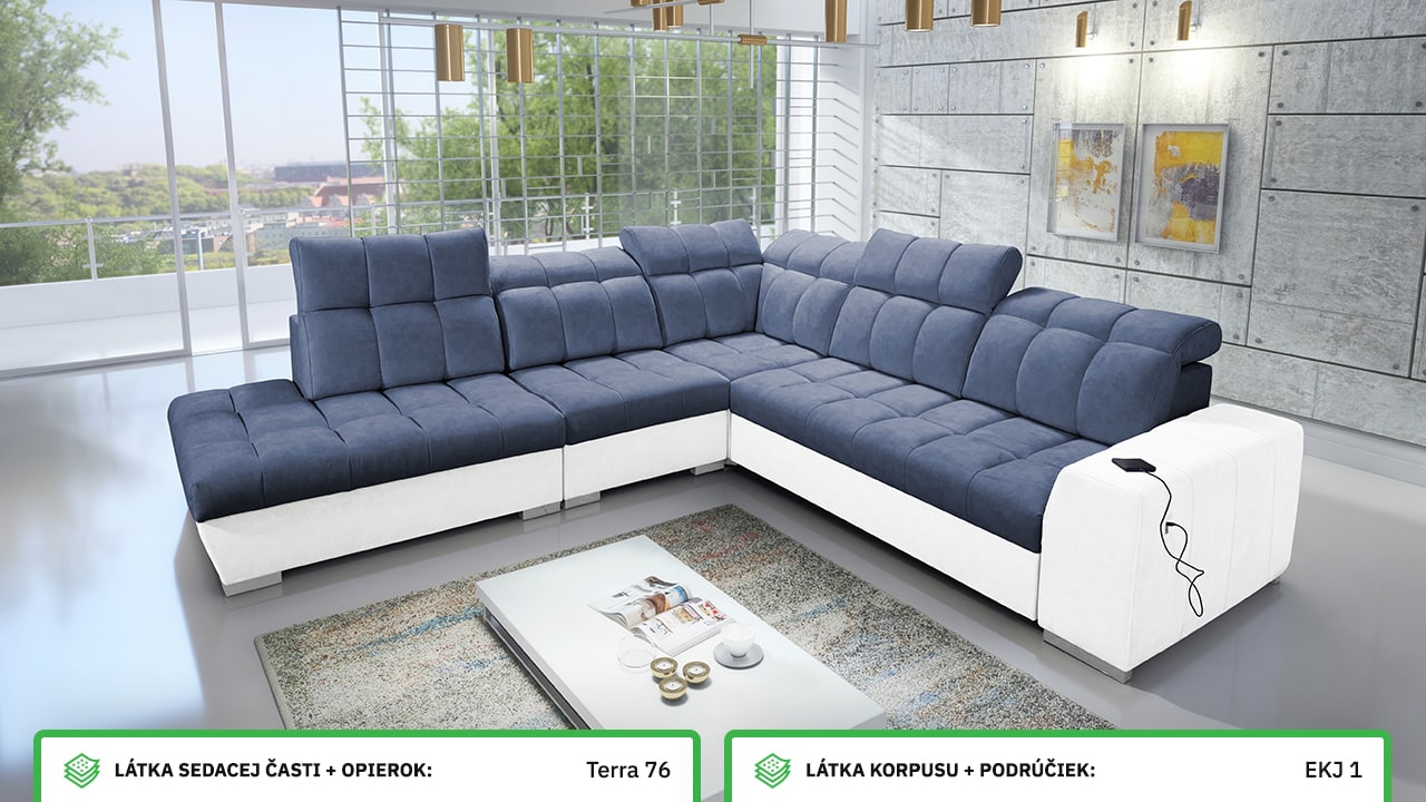 Rohová sedačka PAGANNI IX Farebné prevedenie