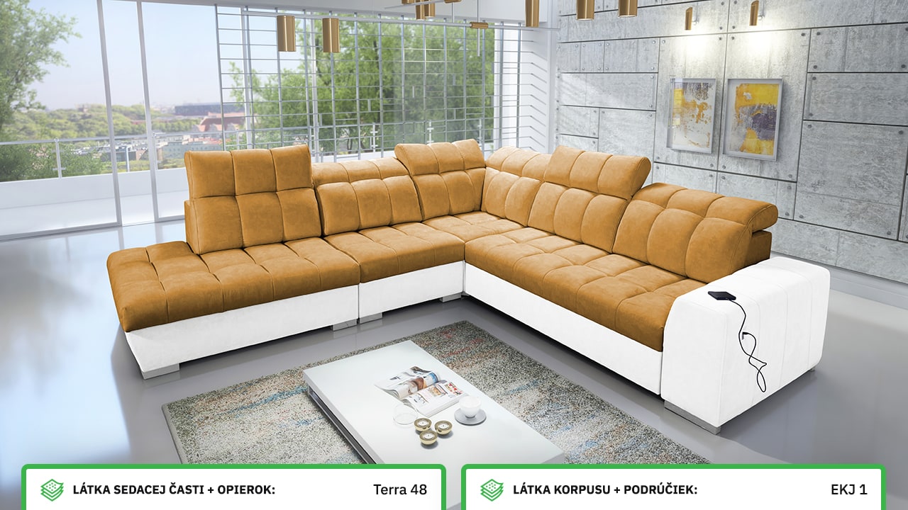 Rohová sedačka PAGANNI IX Farebné prevedenie