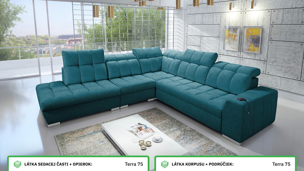 Rohová sedačka PAGANNI IX Farebné prevedenie