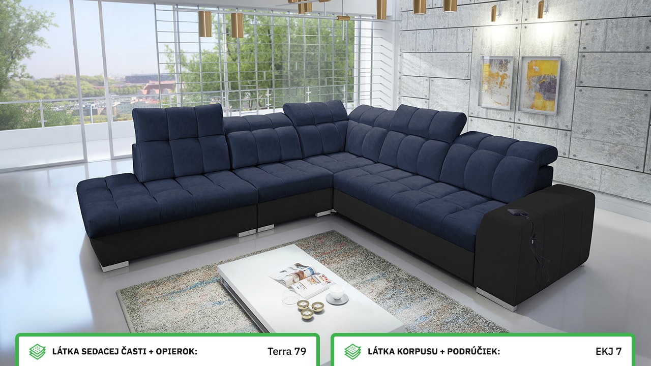 Rohová sedačka PAGANNI IX Farebné prevedenie