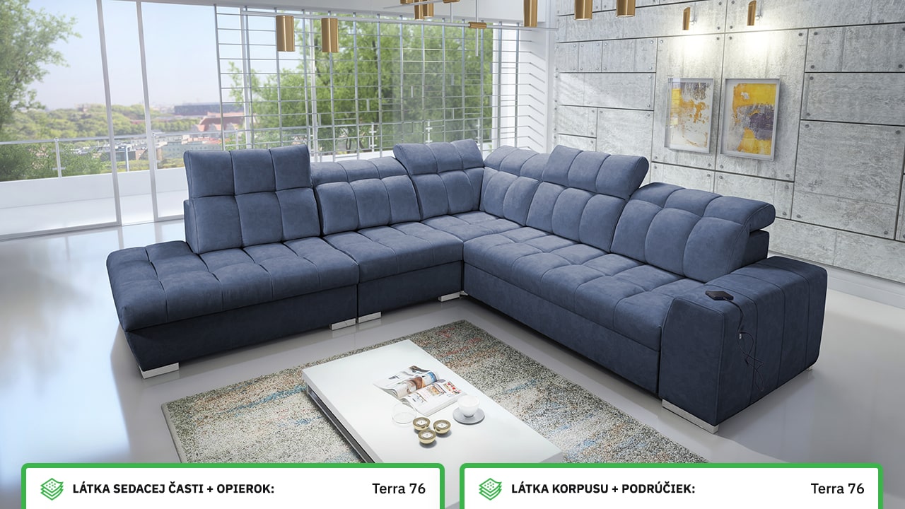 Rohová sedačka PAGANNI IX Farebné prevedenie