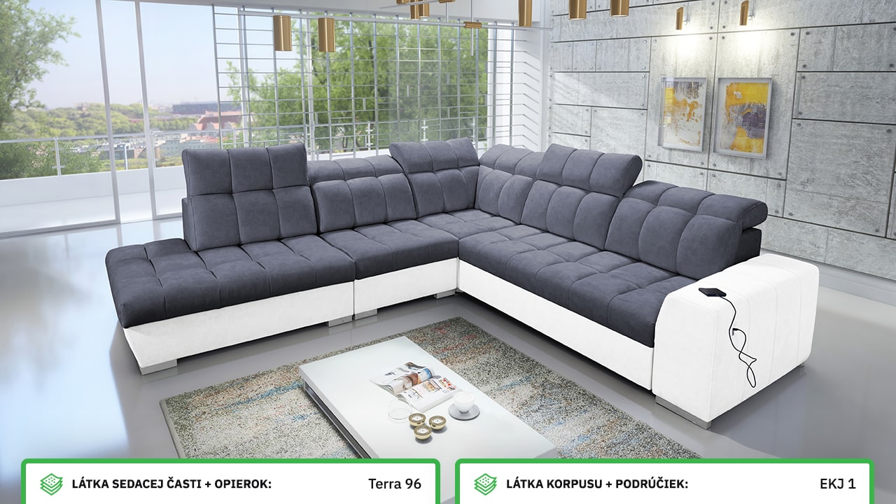 Rohová sedačka PAGANNI IX Farebné prevedenie