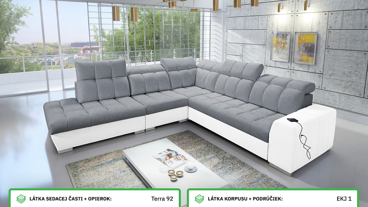 Rohová sedačka PAGANNI IX Farebné prevedenie