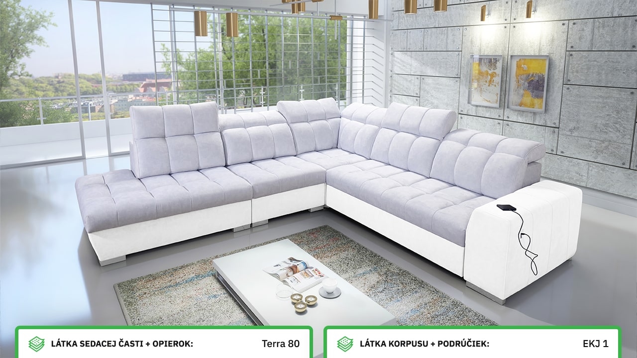 Rohová sedačka PAGANNI IX Farebné prevedenie