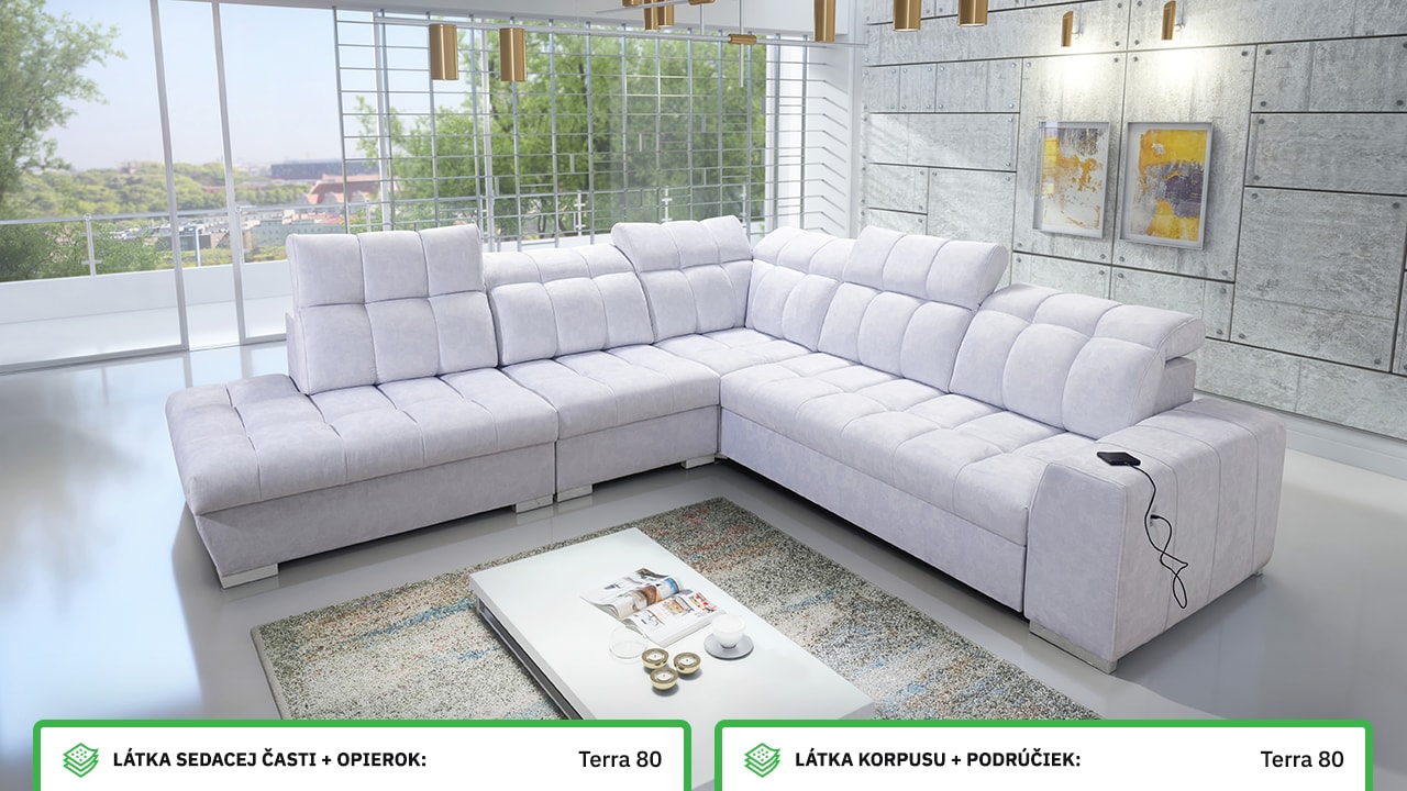 Rohová sedačka PAGANNI IX Farebné prevedenie