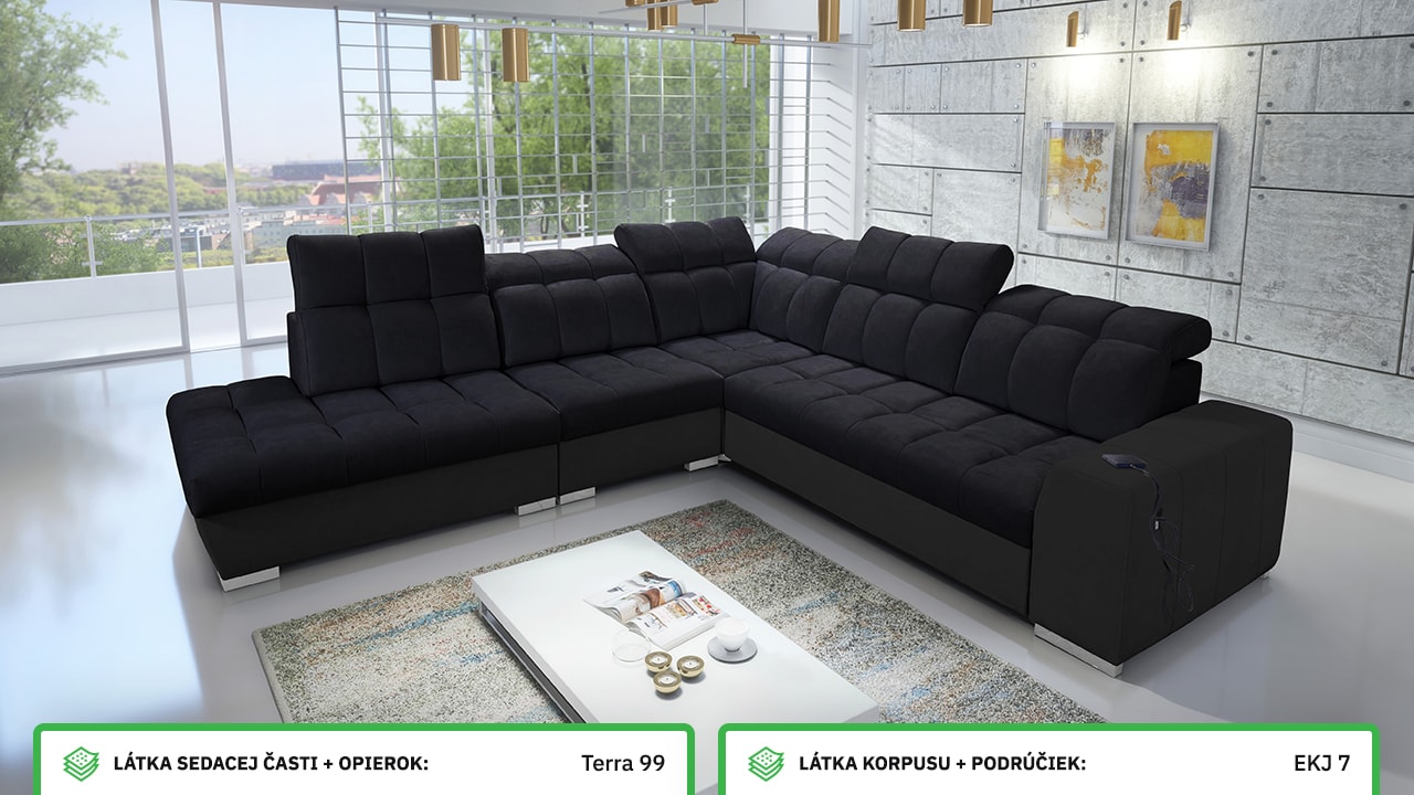 Rohová sedačka PAGANNI IX Farebné prevedenie