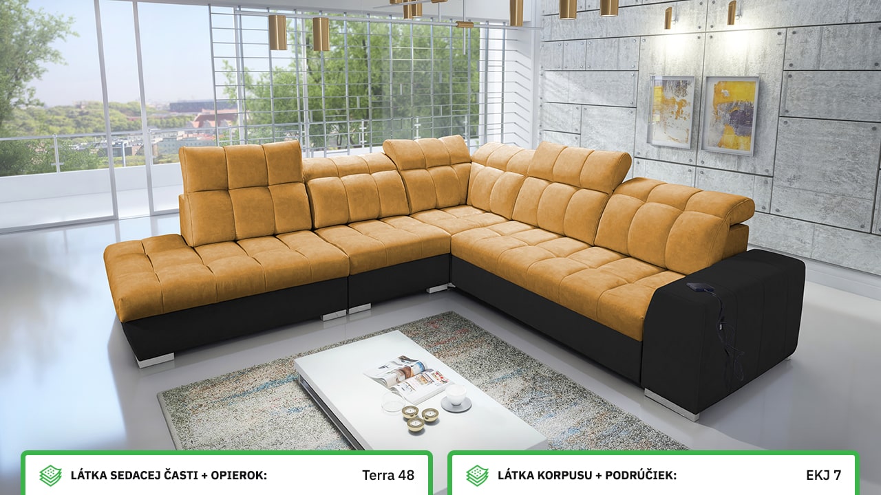 Rohová sedačka PAGANNI IX Farebné prevedenie