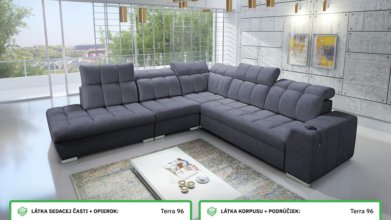 Rohová sedačka PAGANNI IX Farebné prevedenie