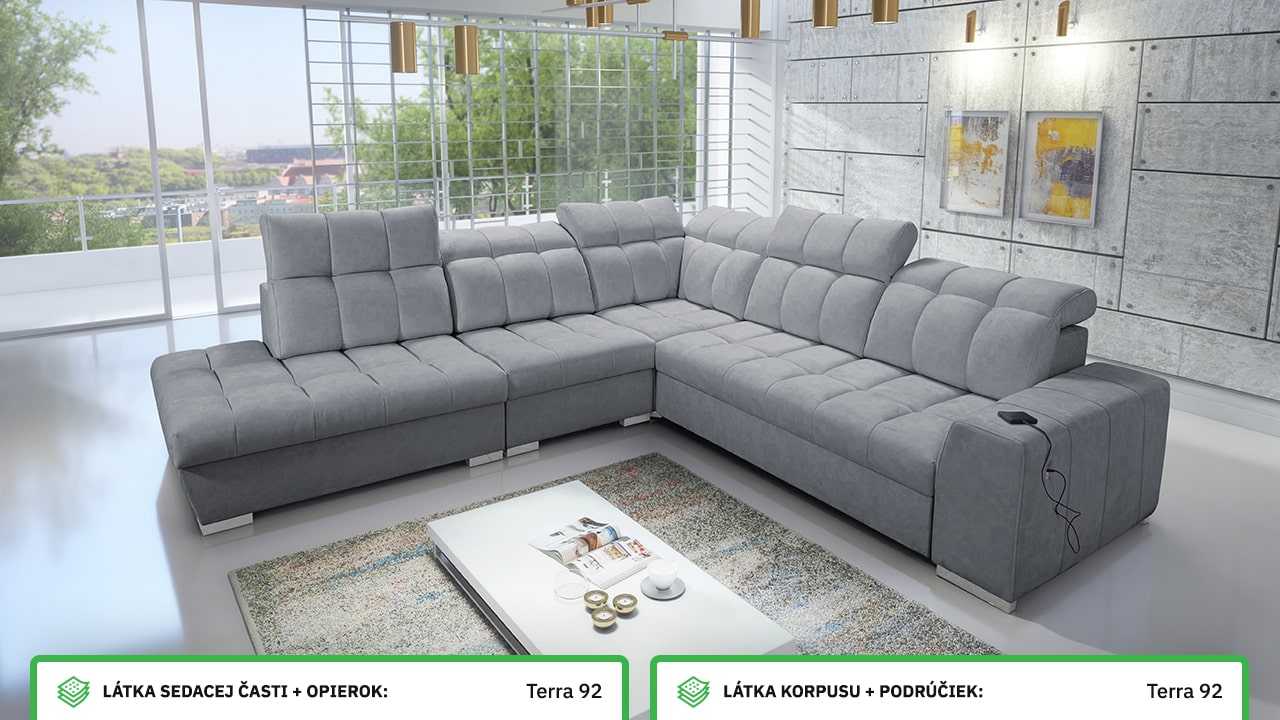 Rohová sedačka PAGANNI IX Farebné prevedenie