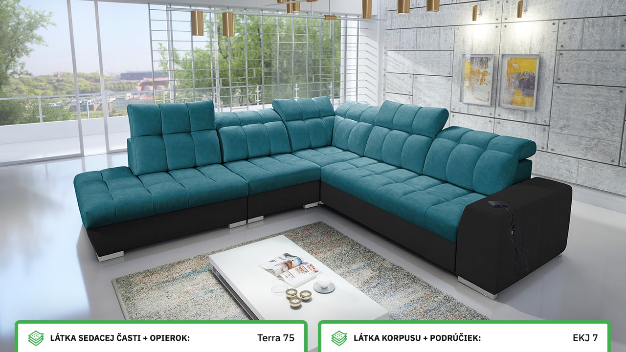 Rohová sedačka PAGANNI IX Farebné prevedenie