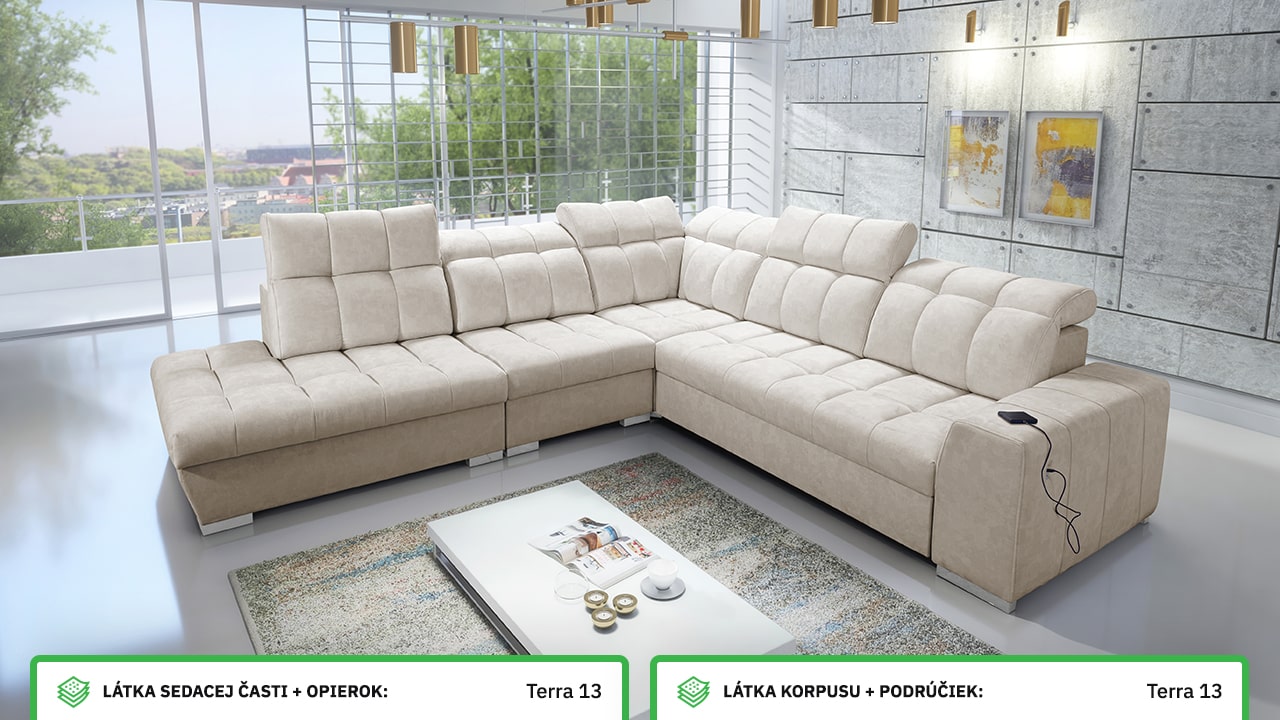 Rohová sedačka PAGANNI IX Farebné prevedenie