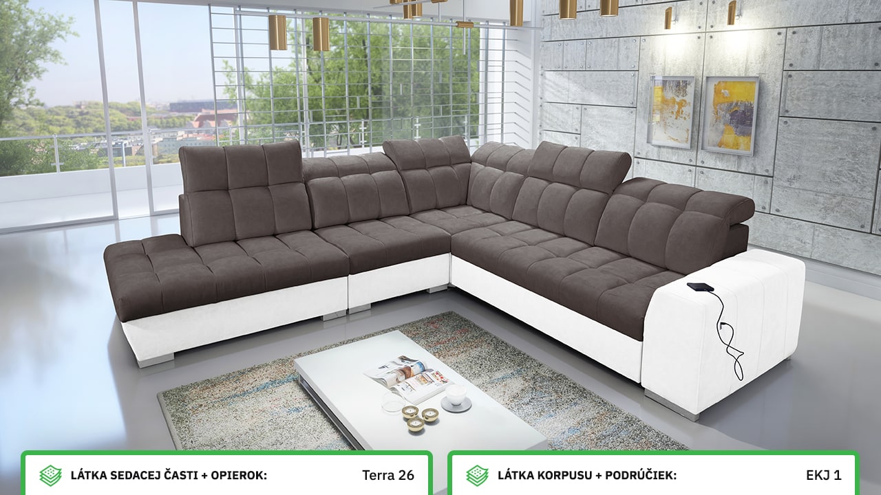 Rohová sedačka PAGANNI IX Farebné prevedenie