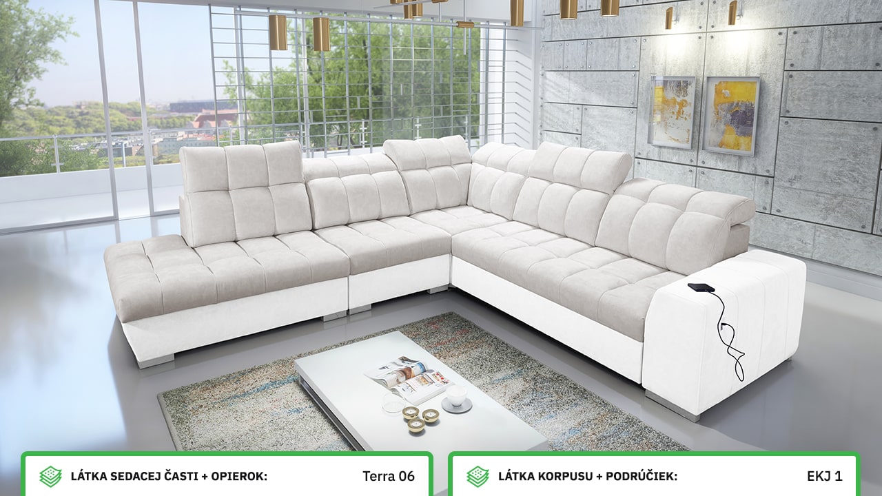 Rohová sedačka PAGANNI IX Farebné prevedenie