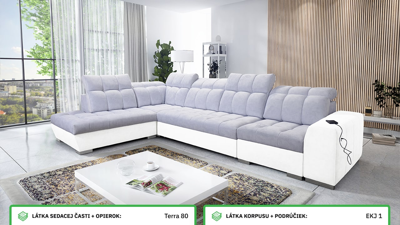 Rohová sedačka PAGANNI XI Farebné prevedenie