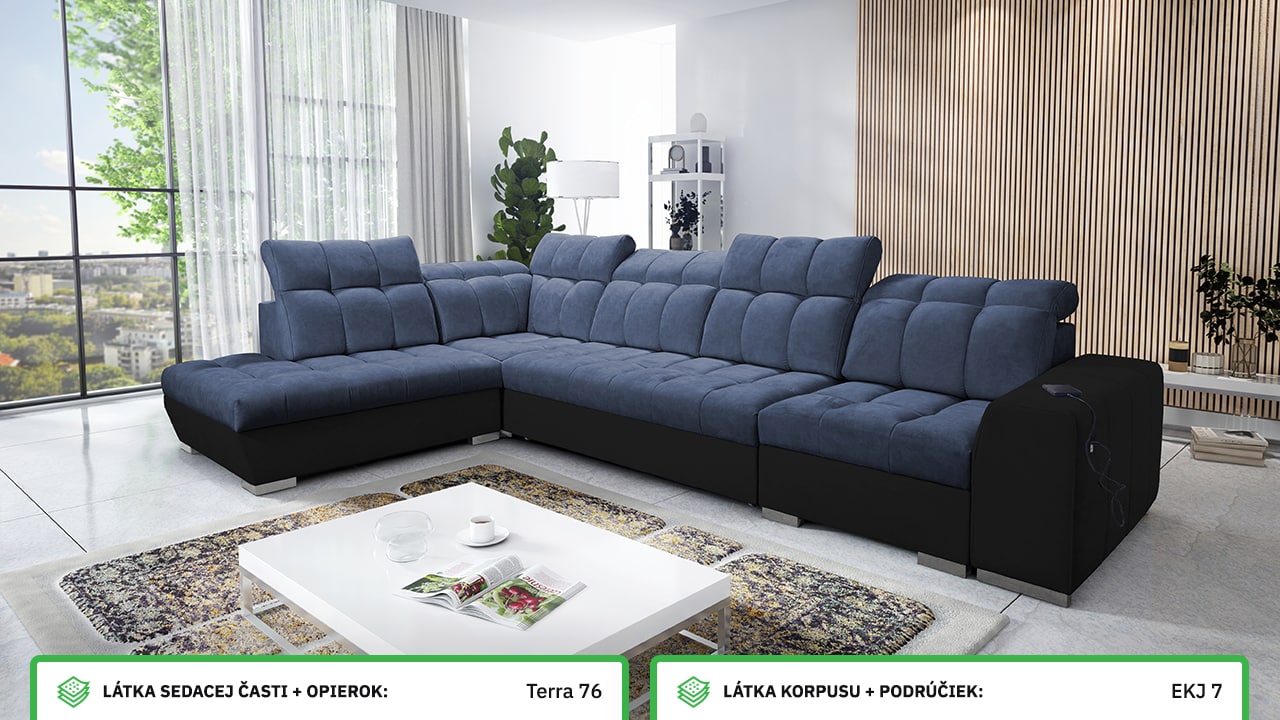 Rohová sedačka PAGANNI XI Farebné prevedenie