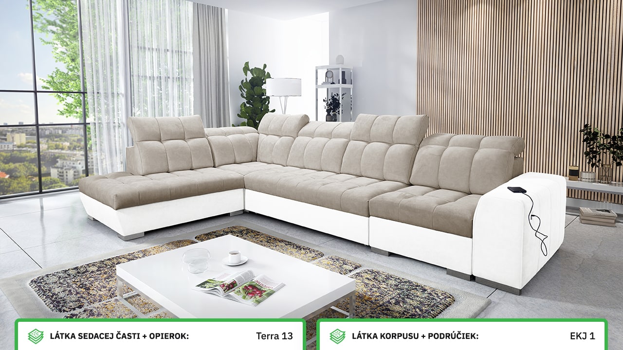 Rohová sedačka PAGANNI XI Farebné prevedenie