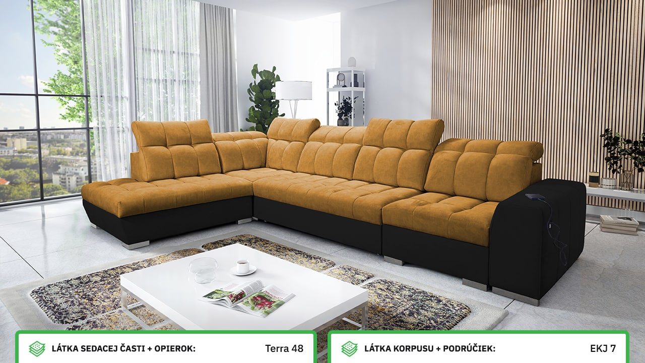 Rohová sedačka PAGANNI XI Farebné prevedenie