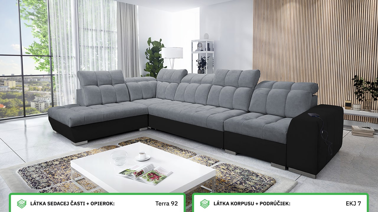 Rohová sedačka PAGANNI XI Farebné prevedenie