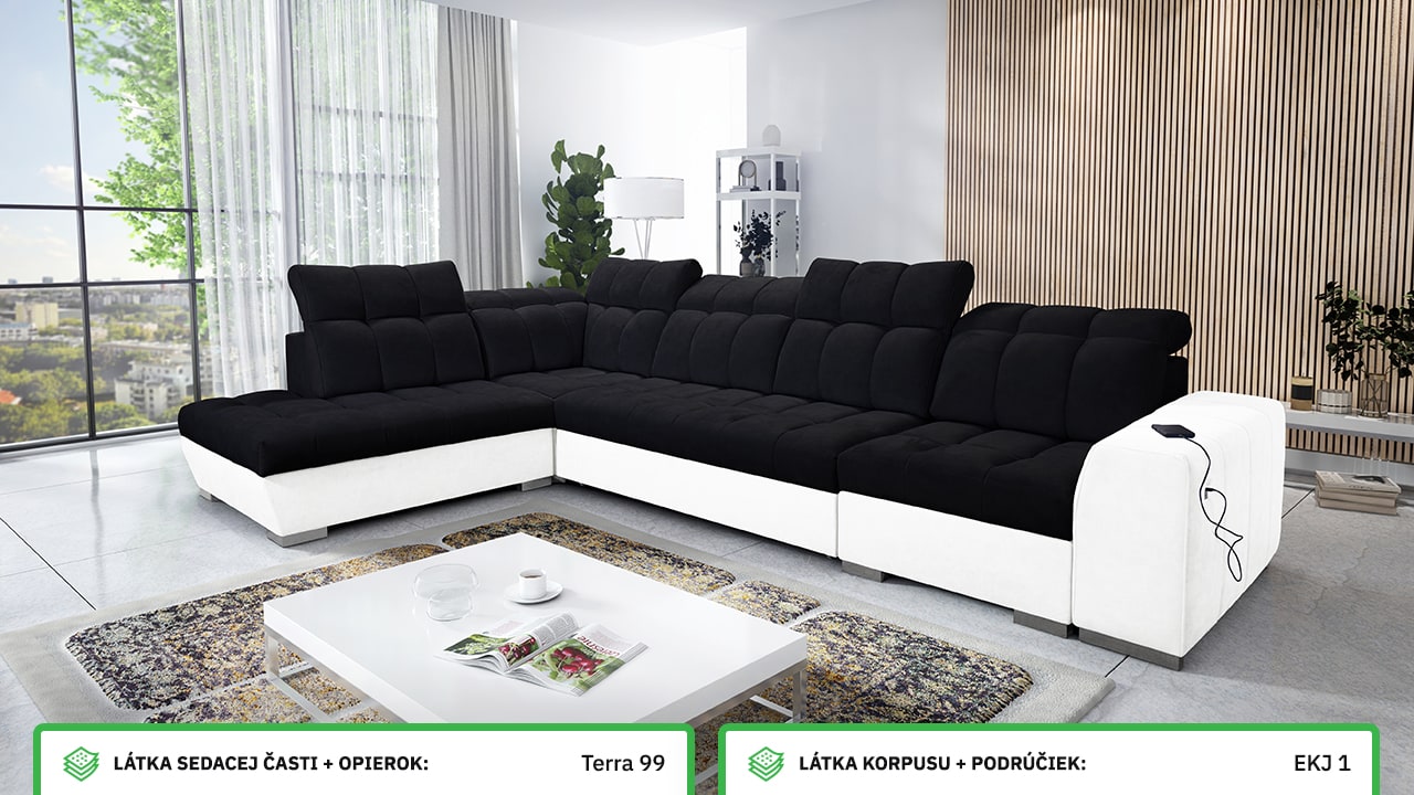 Rohová sedačka PAGANNI XI Farebné prevedenie