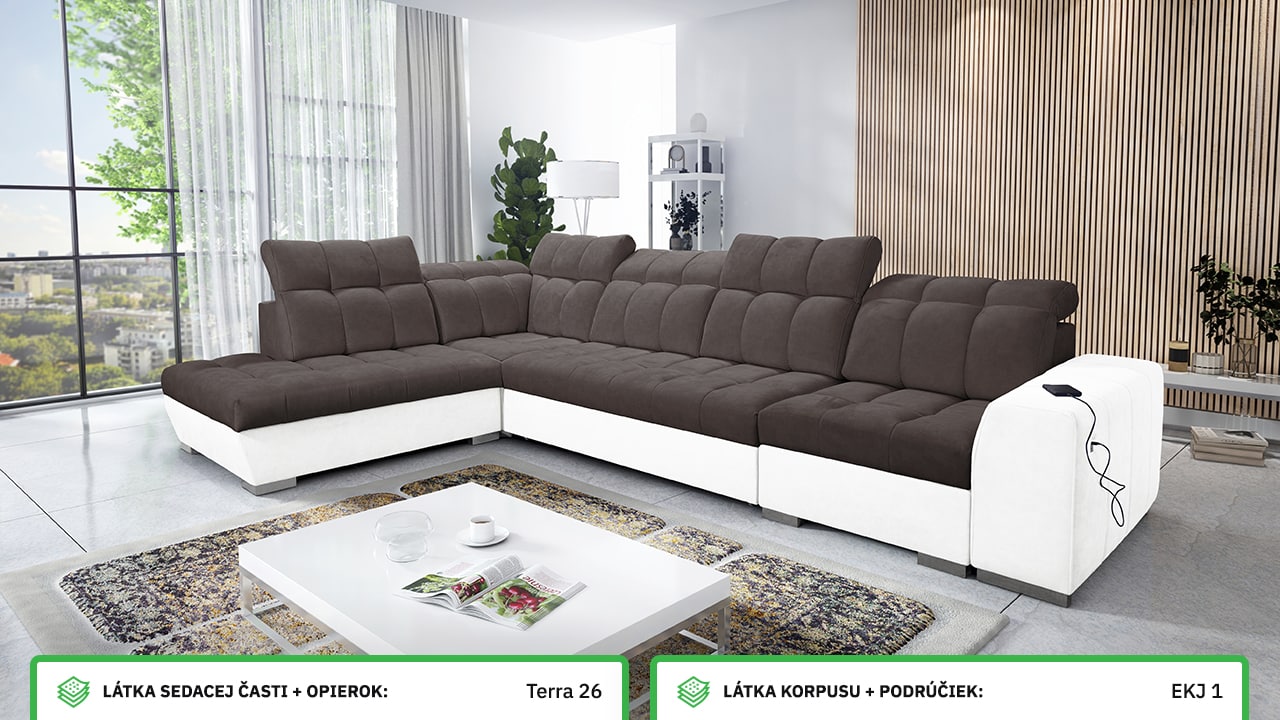 Rohová sedačka PAGANNI XI Farebné prevedenie