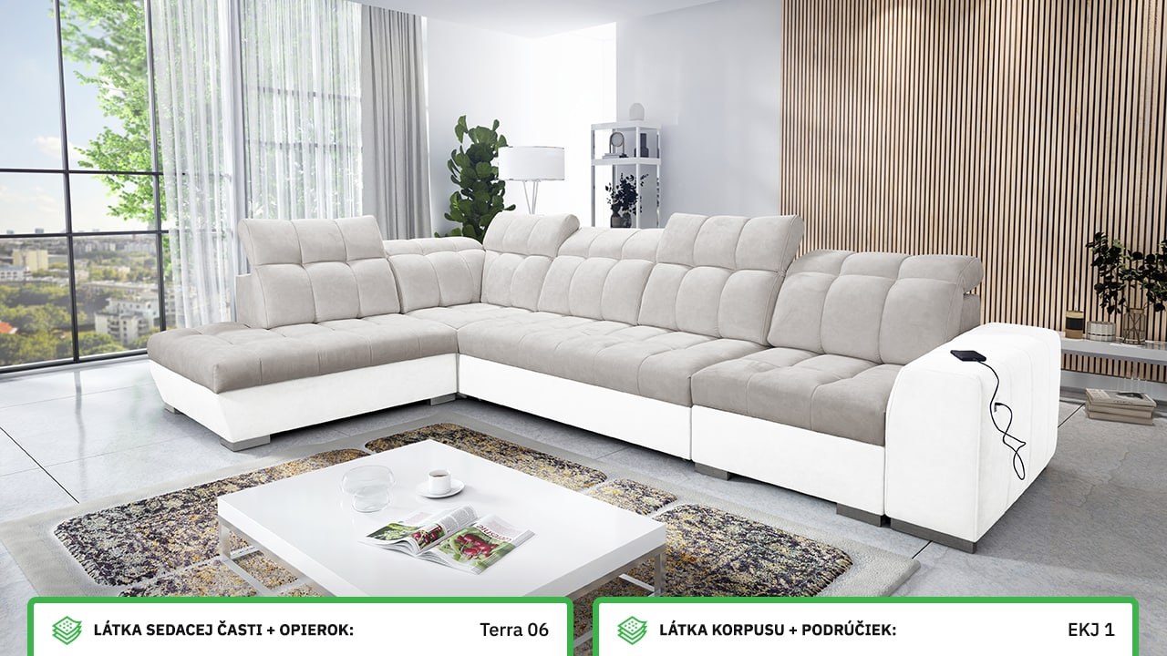 Rohová sedačka PAGANNI XI Farebné prevedenie