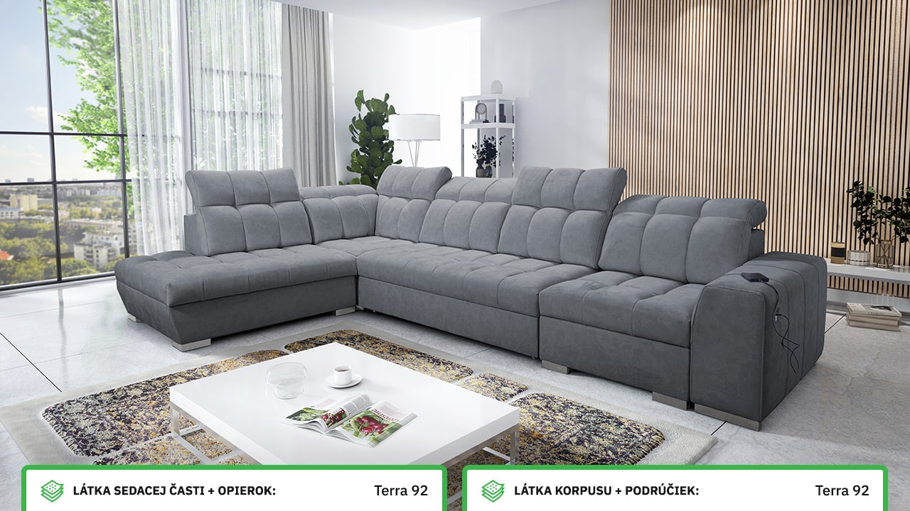 Rohová sedačka PAGANNI XI Farebné prevedenie