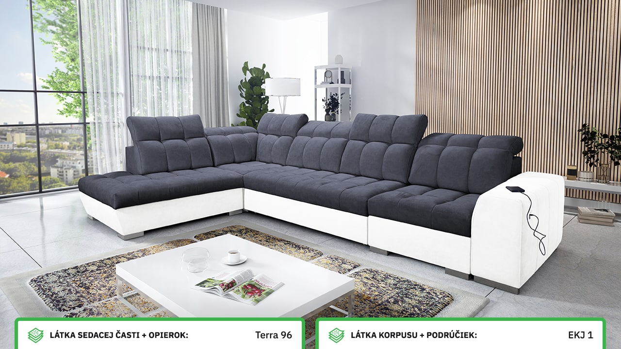 Rohová sedačka PAGANNI XI Farebné prevedenie