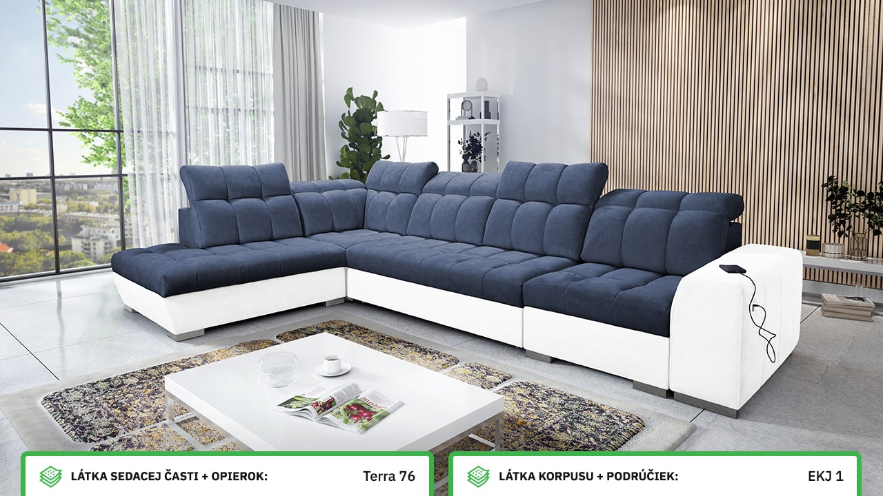 Rohová sedačka PAGANNI XI Farebné prevedenie