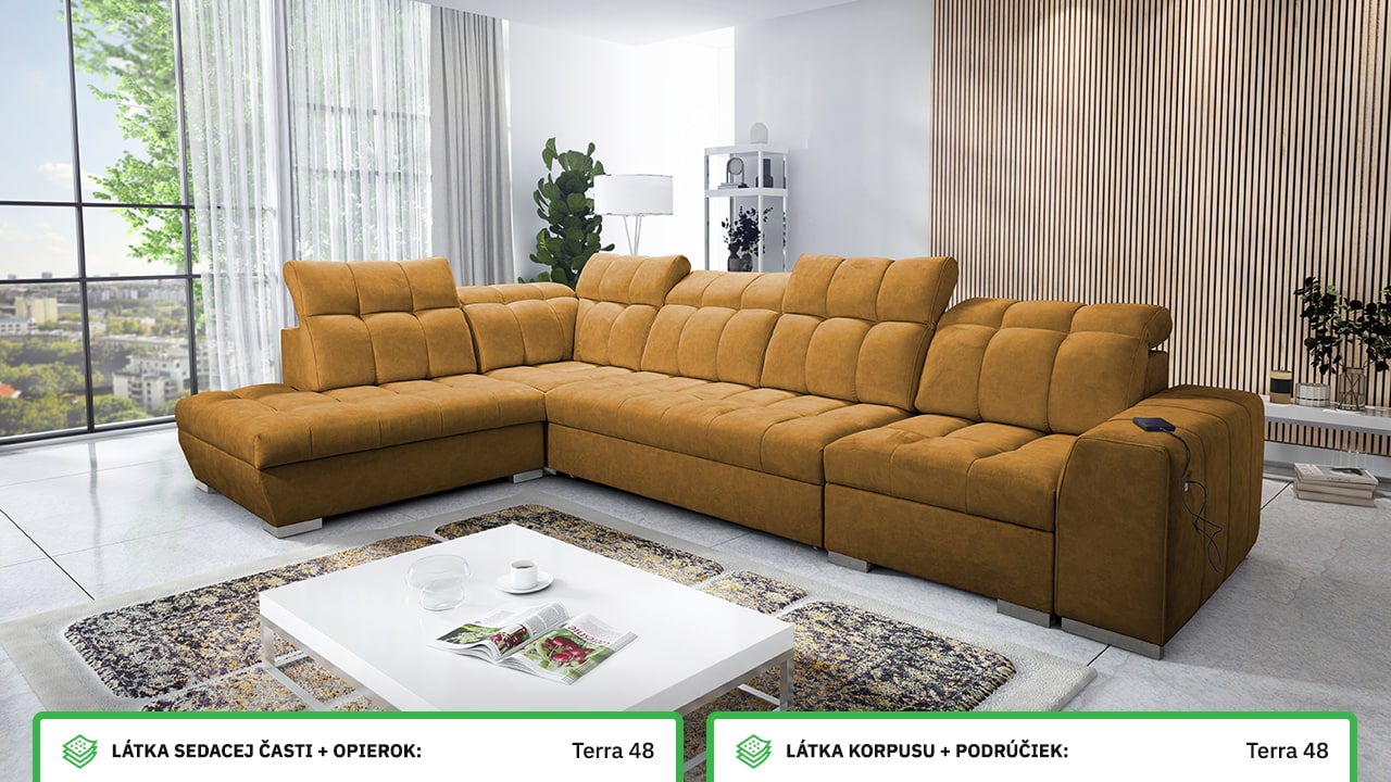 Rohová sedačka PAGANNI XI Farebné prevedenie