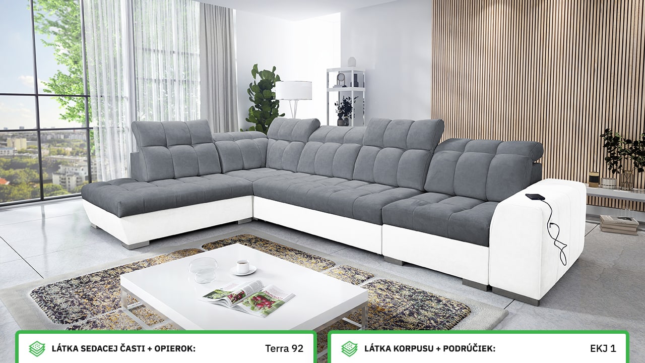 Rohová sedačka PAGANNI XI Farebné prevedenie