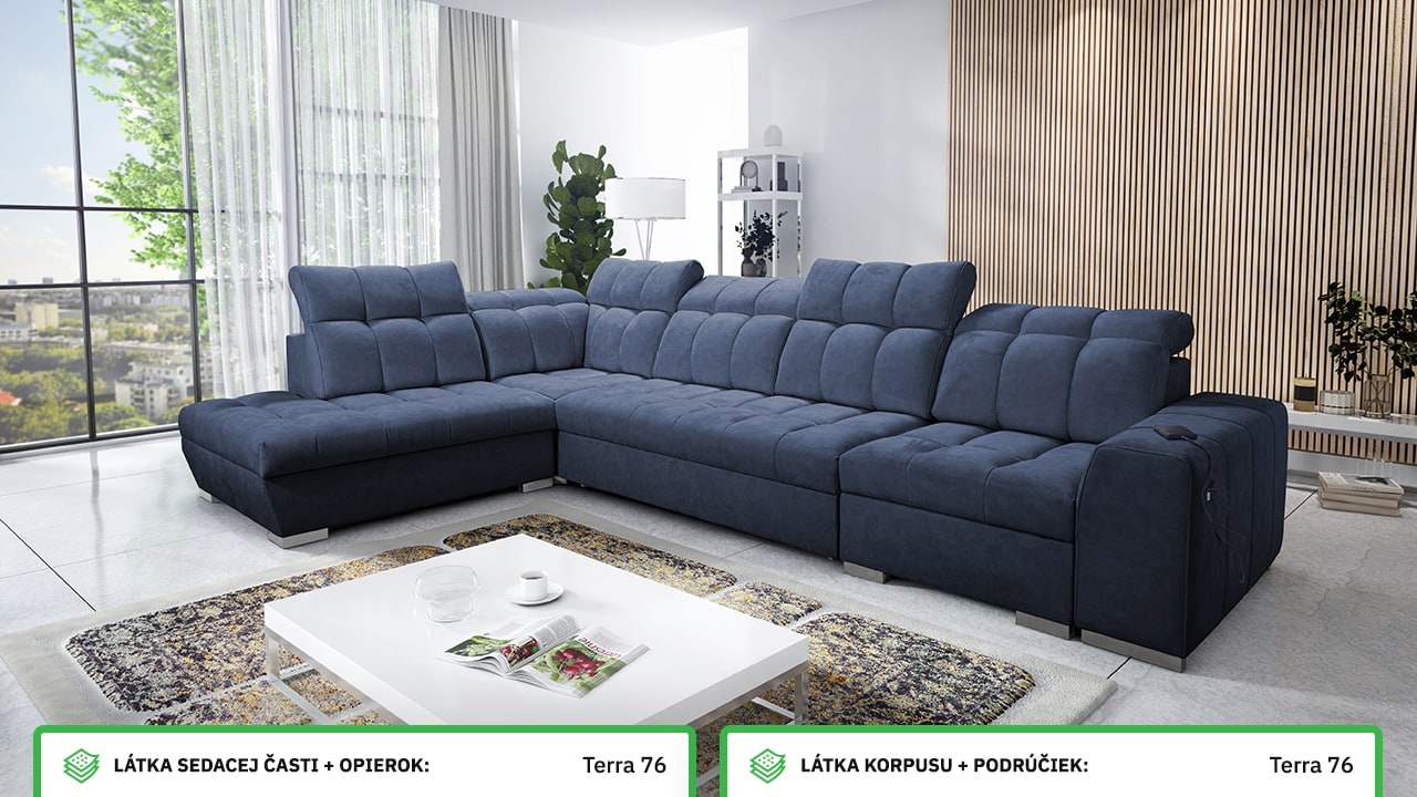 Rohová sedačka PAGANNI XI Farebné prevedenie