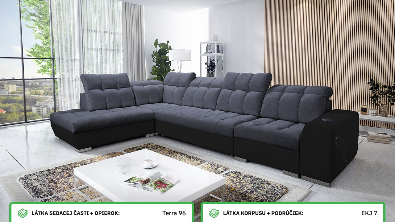 Rohová sedačka PAGANNI XI Farebné prevedenie