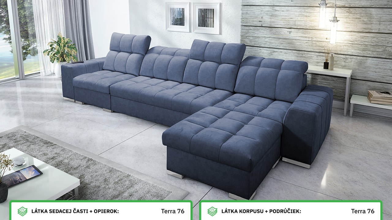 Rohová sedačka PAGANNI XII Farebné prevedenie