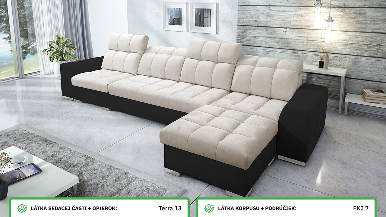 Rohová sedačka PAGANNI XII Farebné prevedenie