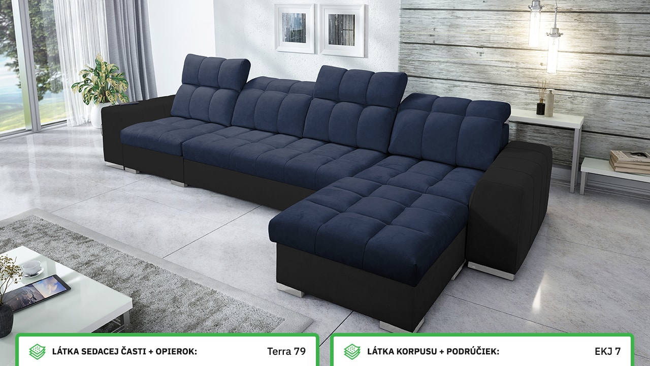 Rohová sedačka PAGANNI XII Farebné prevedenie